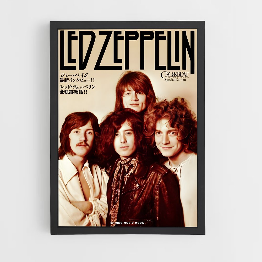 led-zeppelin-13 cadre Noir