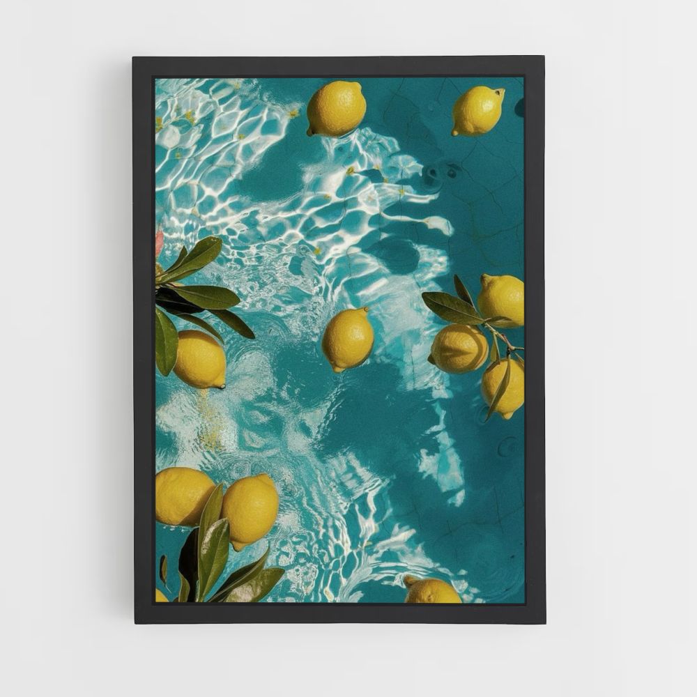 Lemon Pool Poster