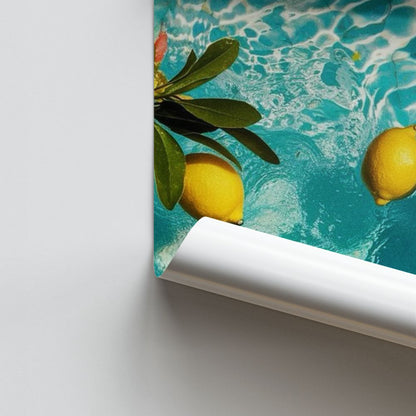 Lemon Pool Poster