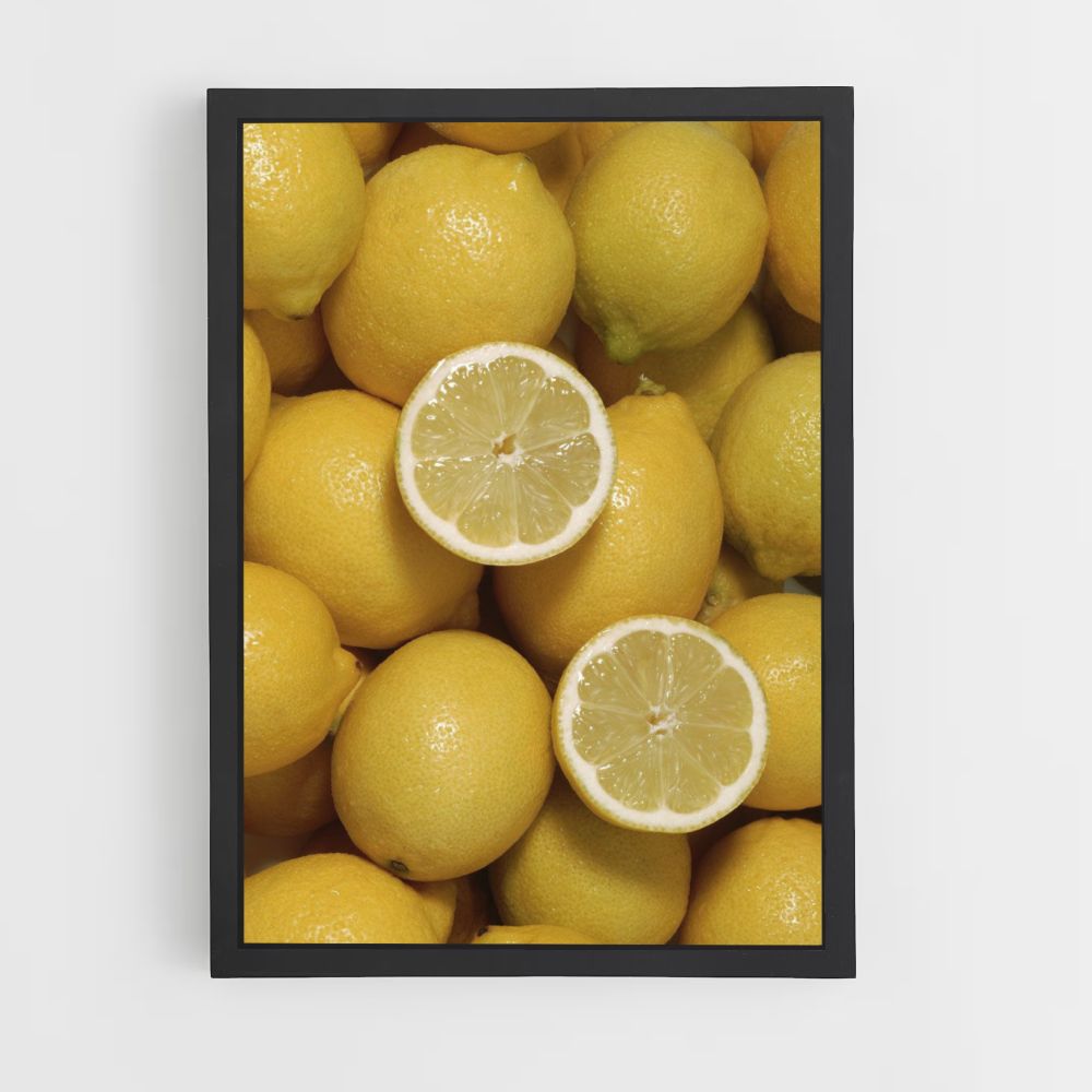 Fresh Lemons Poster