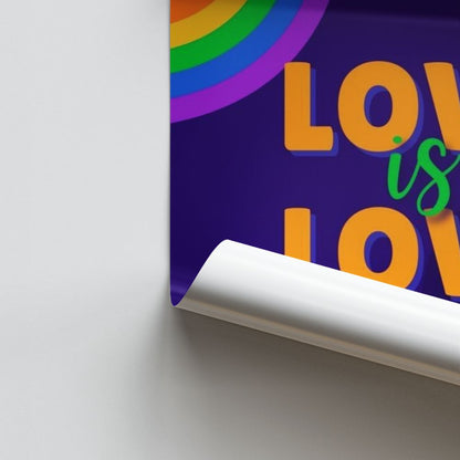 Poster Liefde Regenboog