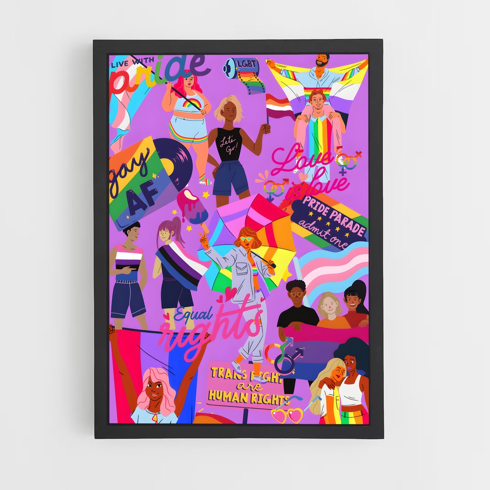 lgbt-7 cadre Noir