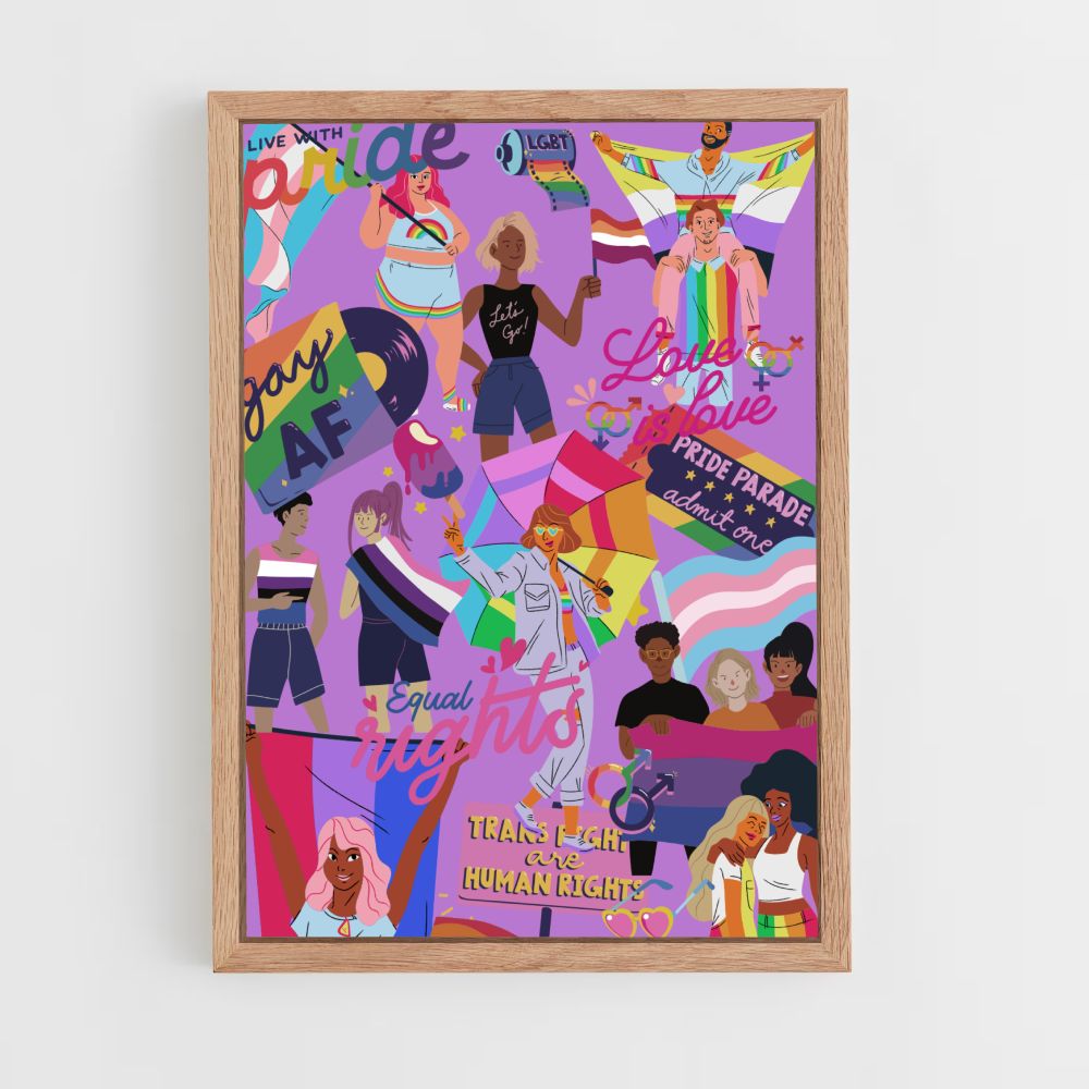 LGBT Collage Poster