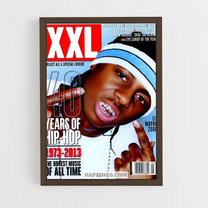 lil-wayne-12 cadre Bois foncé