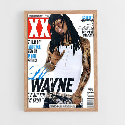 lil-wayne-5 cadre Bois clair