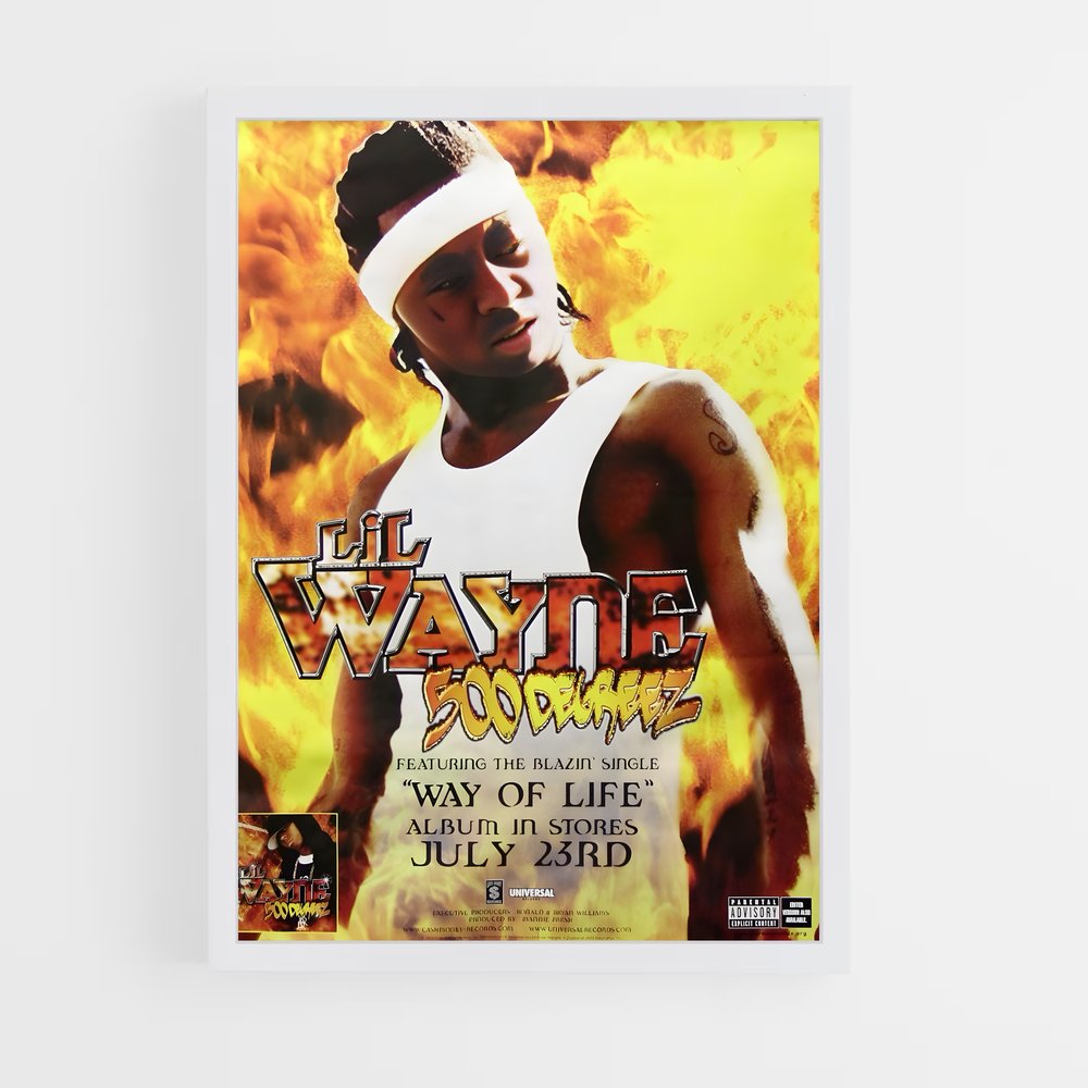 lil-wayne-8 cadre Blanc