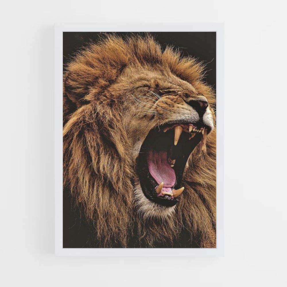 Lion Teeth Poster