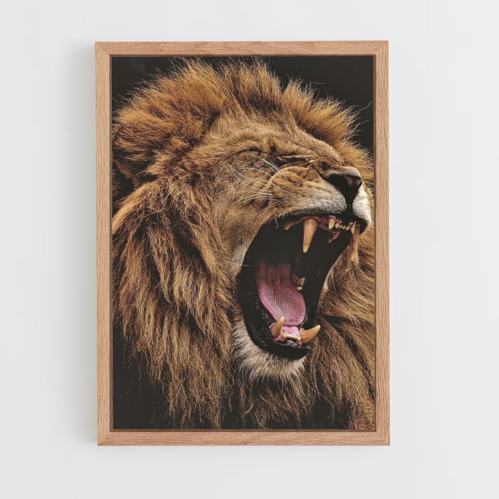 Lion Teeth Poster