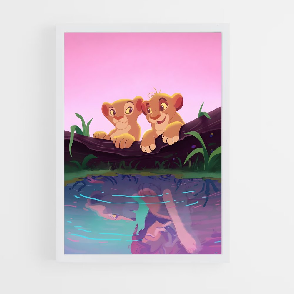 lion-king-1 cadre Blanc