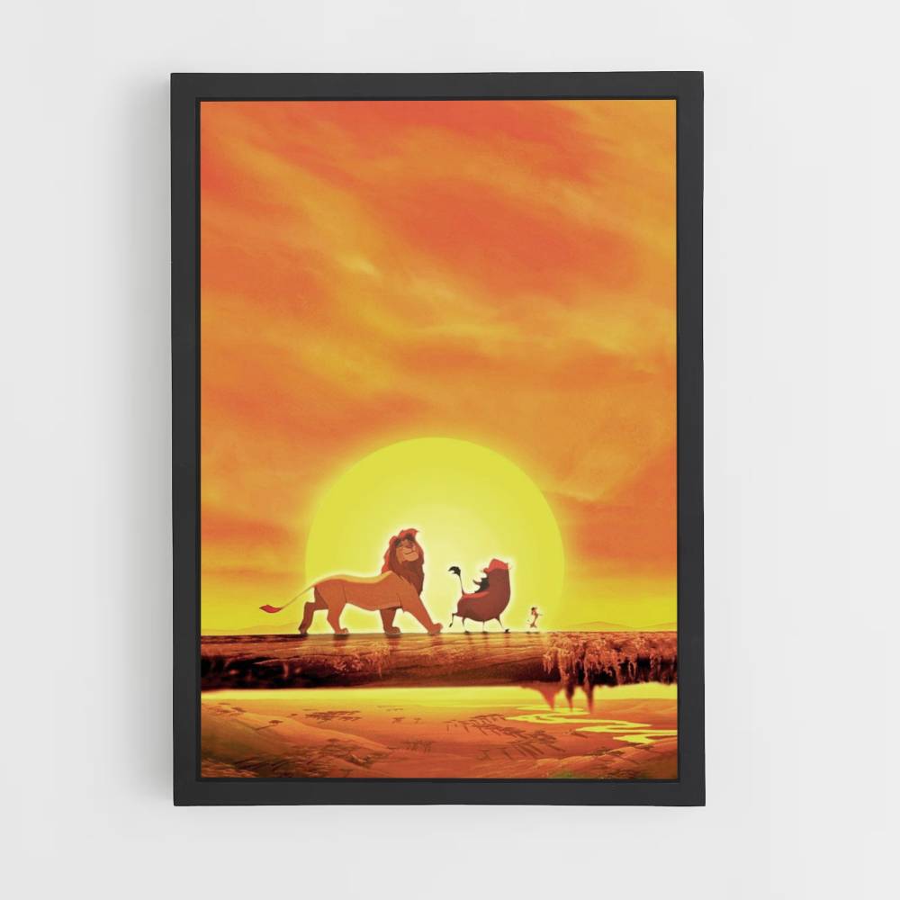 Lion King Sun Poster