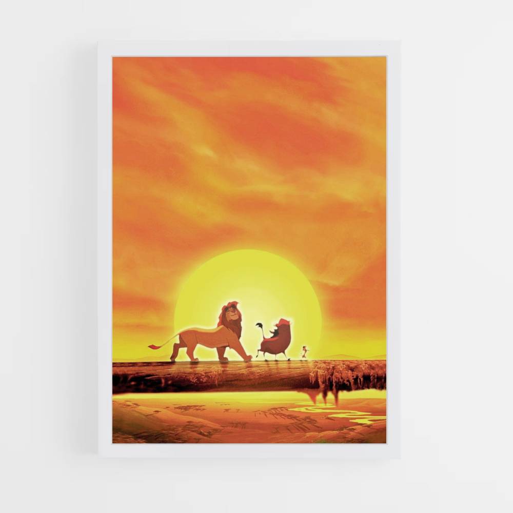 Lion King Sun Poster