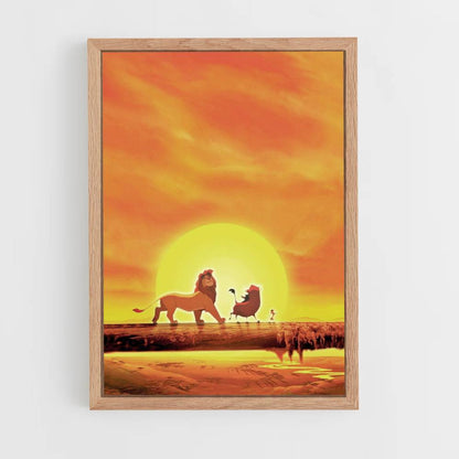 Lion King Sun Poster