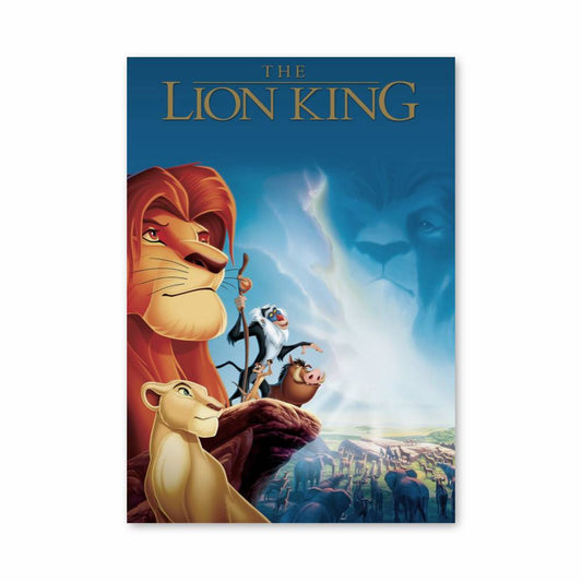 Poster Simba Adulte et Nala