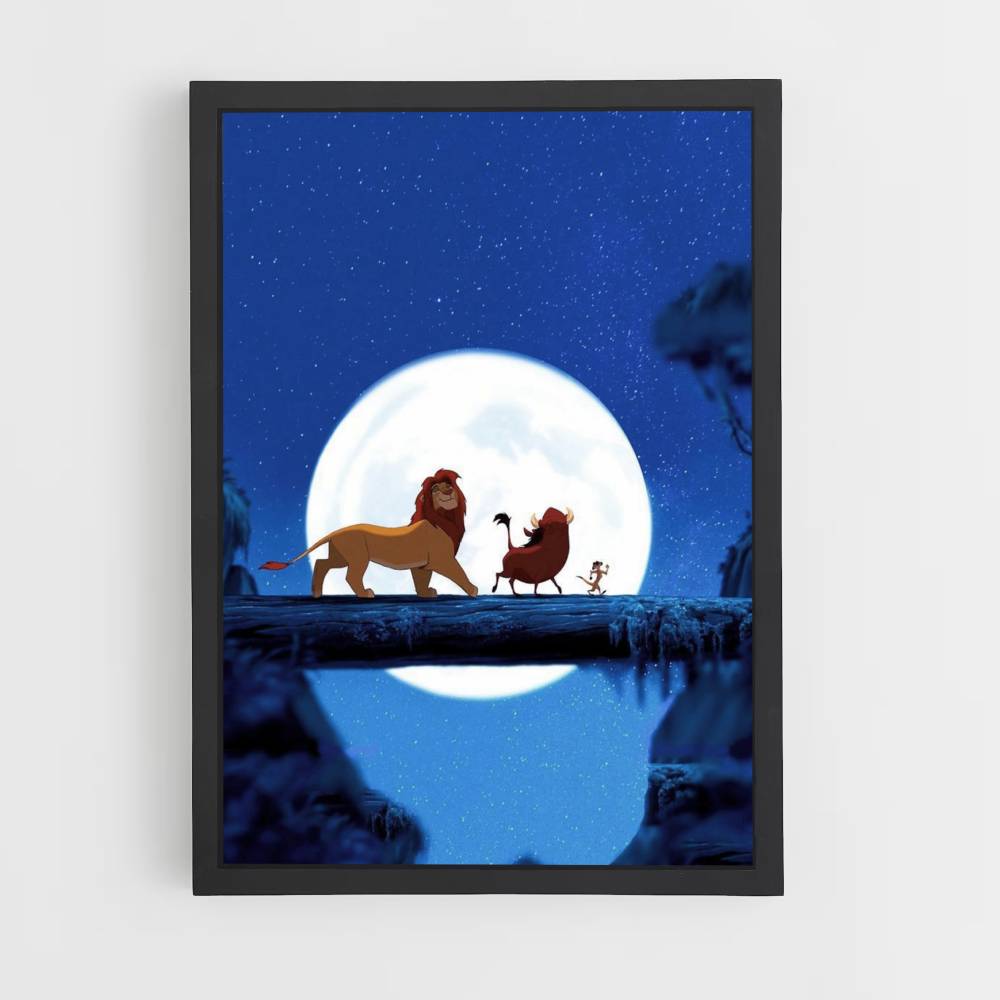 Lion King Moon Poster