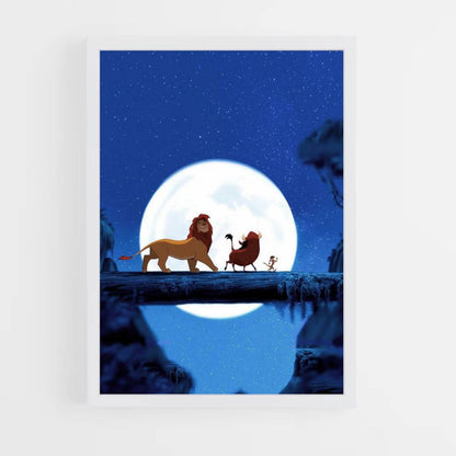 Lion King Moon Poster