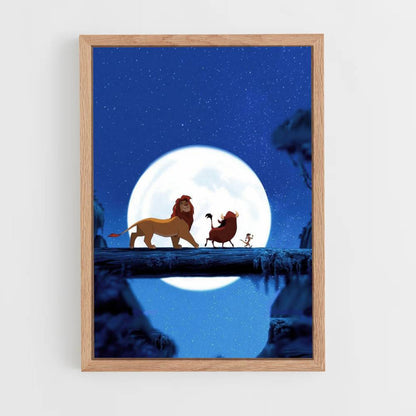 Lion King Moon Poster