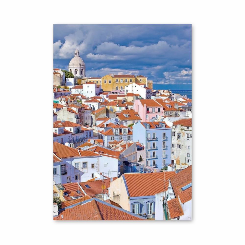 Lisbon Houses Poster