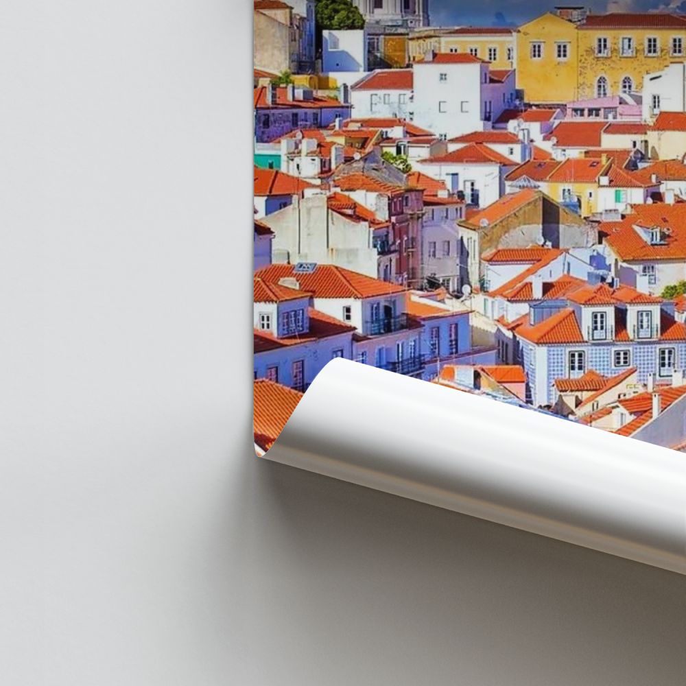 Lisbon Houses Poster