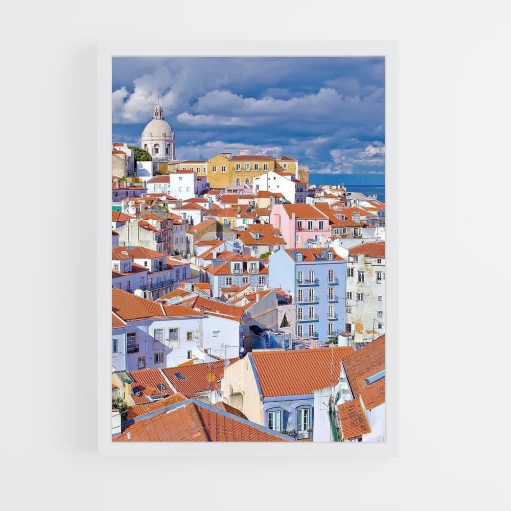 Lisbon Houses Poster