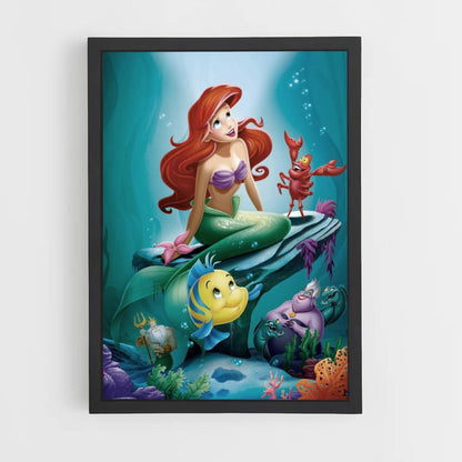 Poster The little mermaid underwater