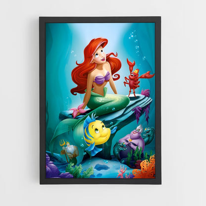 little-mermaid-1 cadre Noir