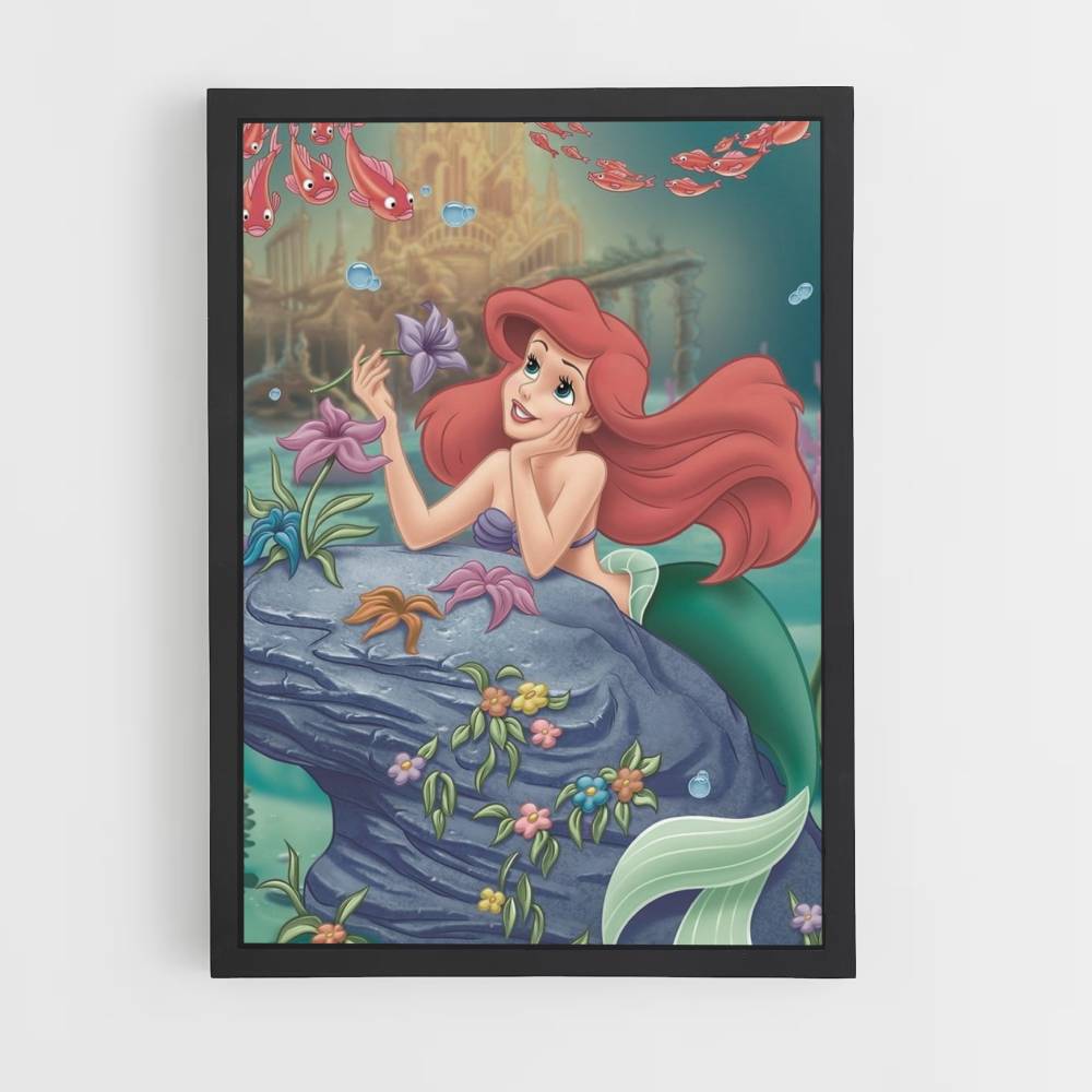 Ariel red hair Poster