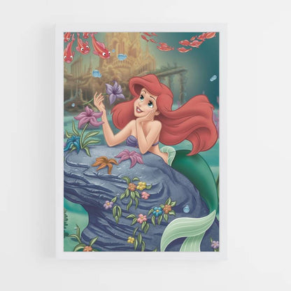 Ariel red hair Poster