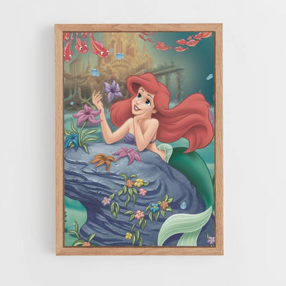 Ariel red hair Poster