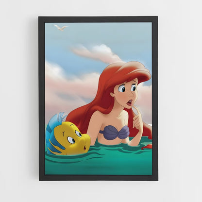 little-mermaid-8 cadre Noir