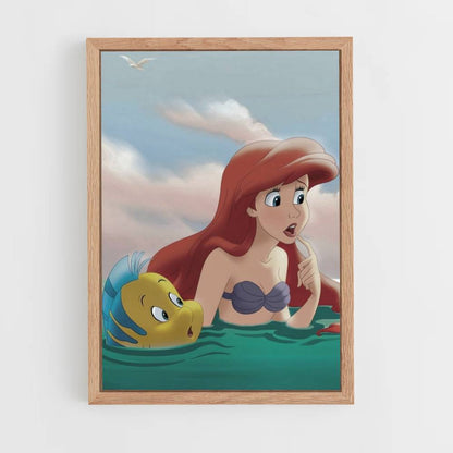 Poster The Little Mermaid Retro