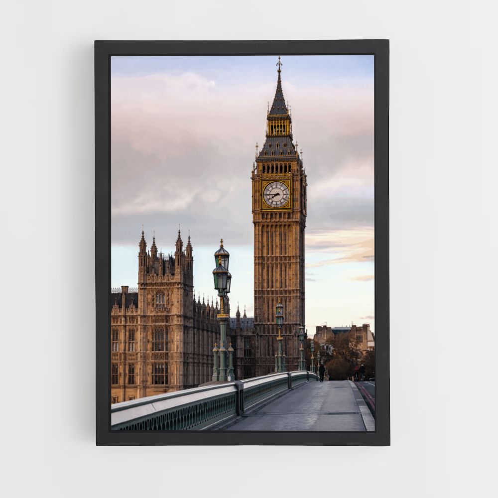 London Clock Poster