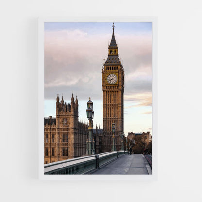 London Clock Poster