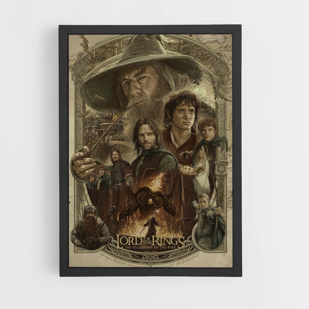 Lord of the Rings Group Poster