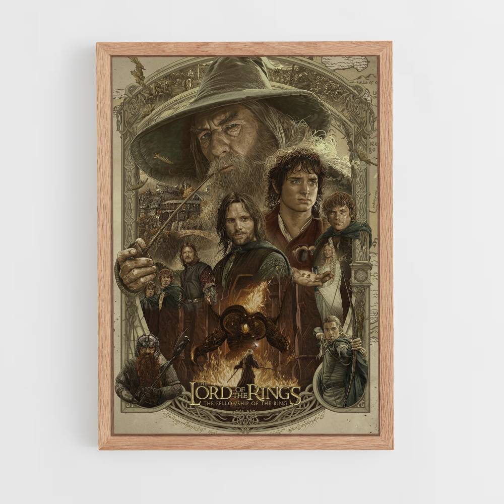 Lord of the Rings Group Poster