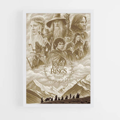 Poster LOTR Beige