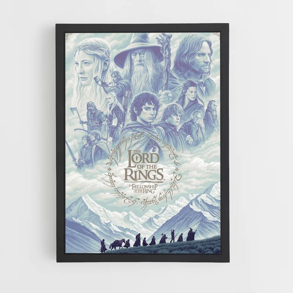 Poster LOTR Blue