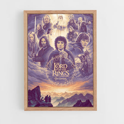 lord-of-the-ring-16 cadre Bois clair