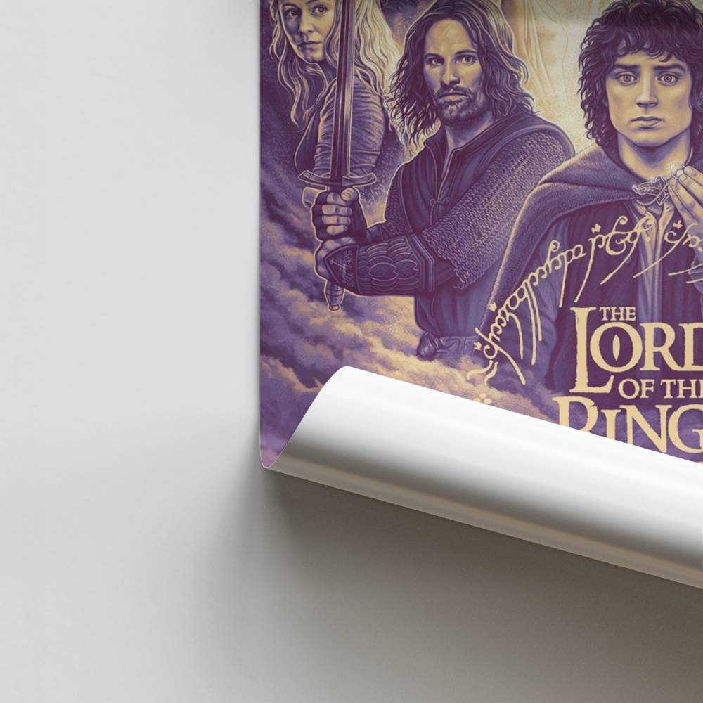 Poster LOTR Purple