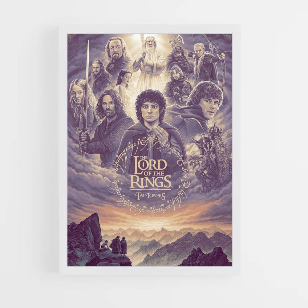 Poster LOTR Purple