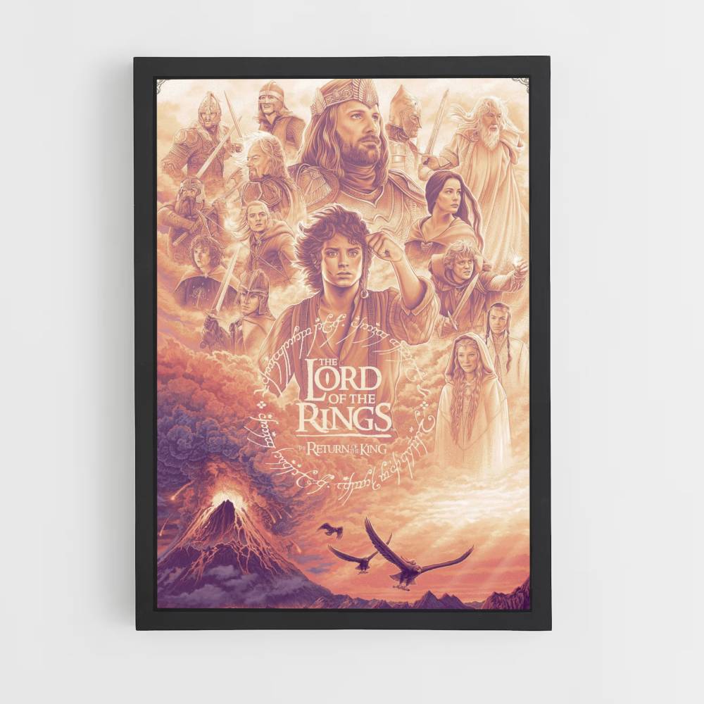 Poster LOTR Orange