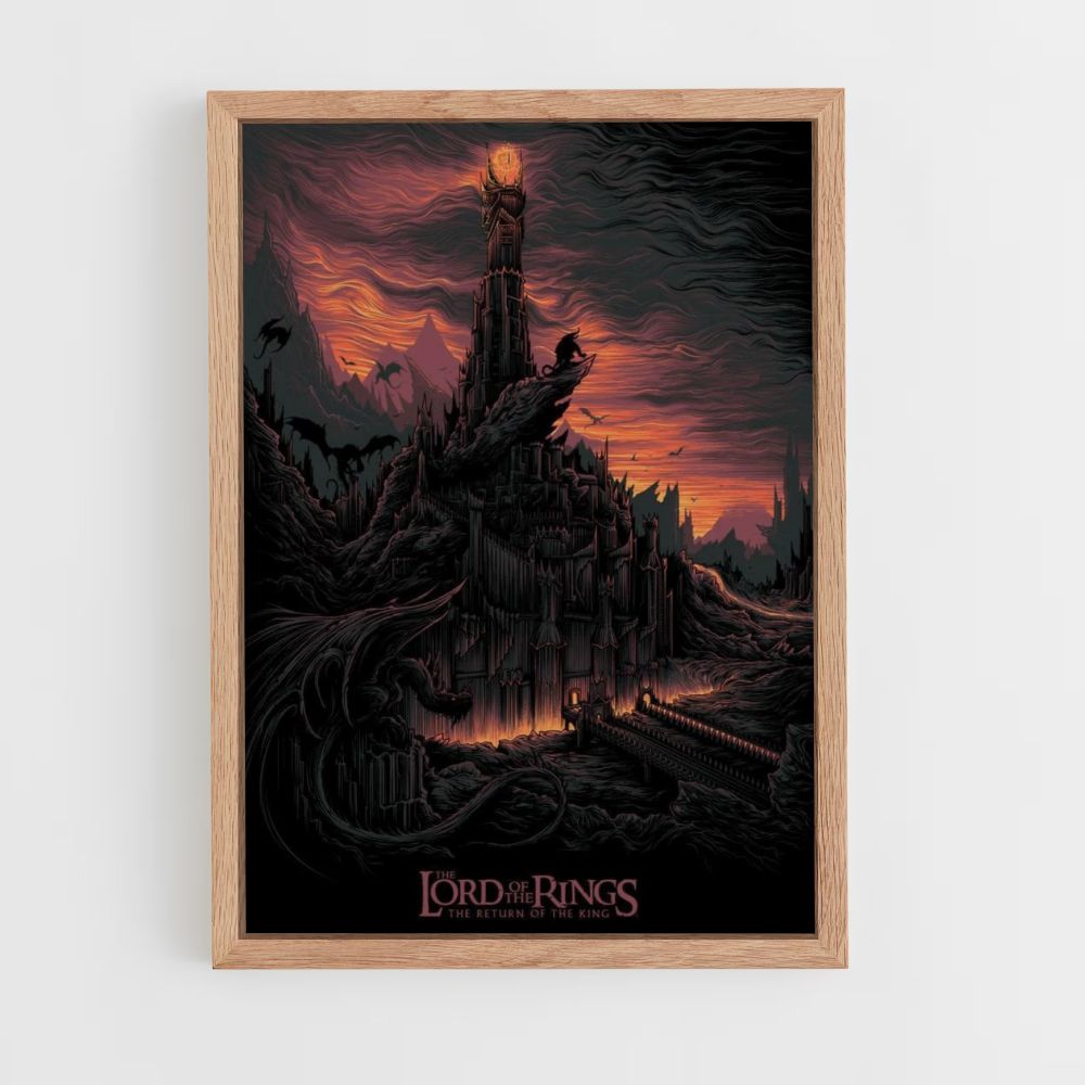 Lord of the Rings Vintage Poster