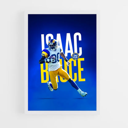 los-angeles-rams-12 cadre Blanc