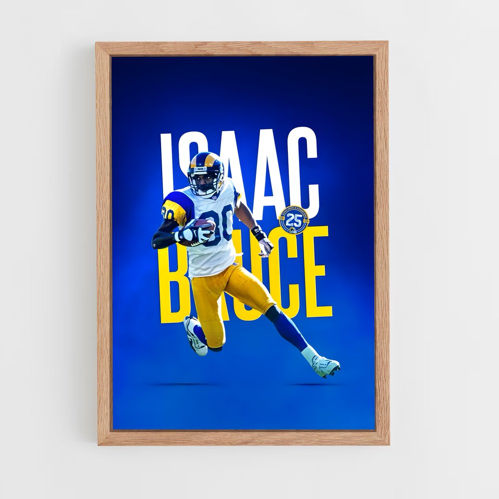 los-angeles-rams-12 cadre Bois clair