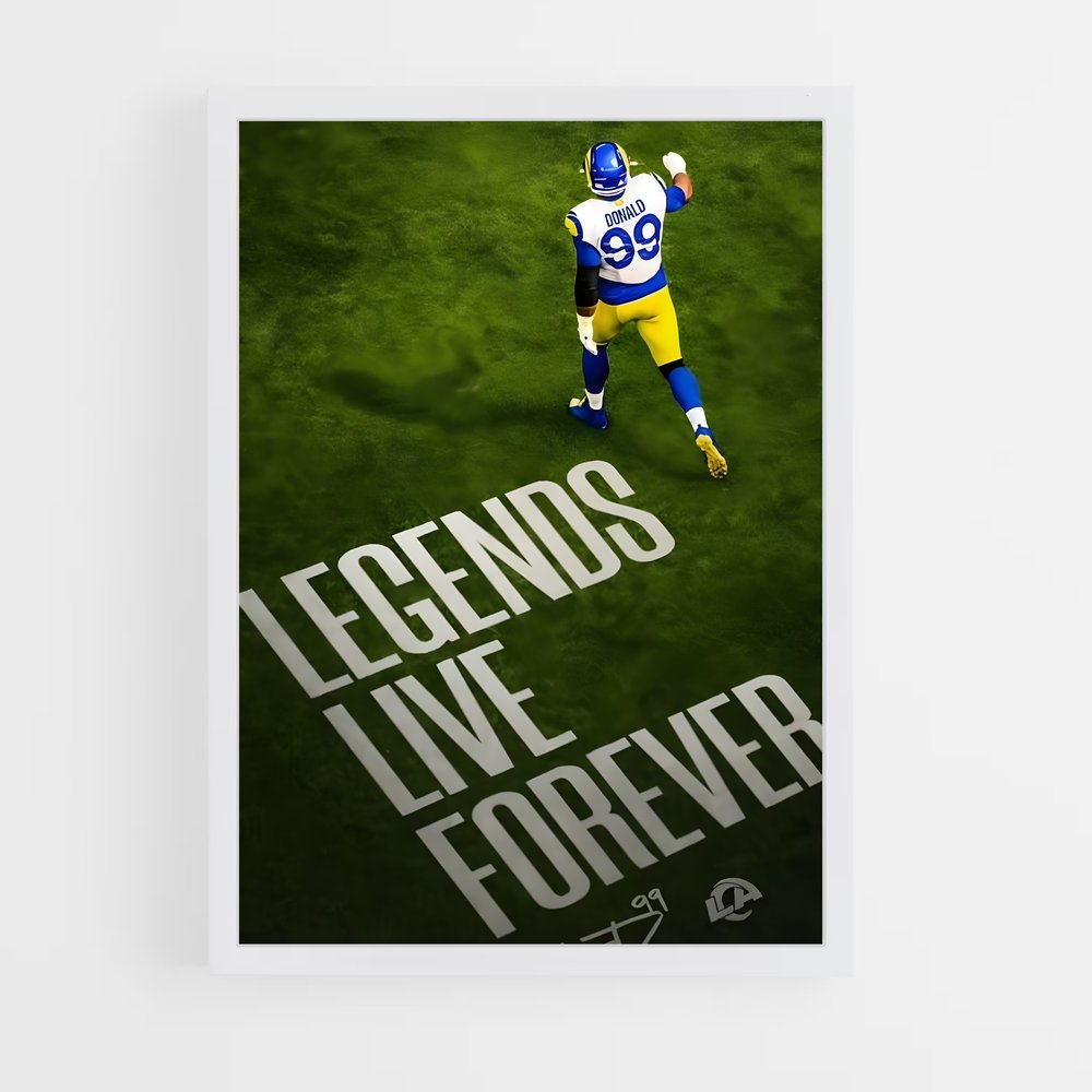 los-angeles-rams-9 cadre Blanc