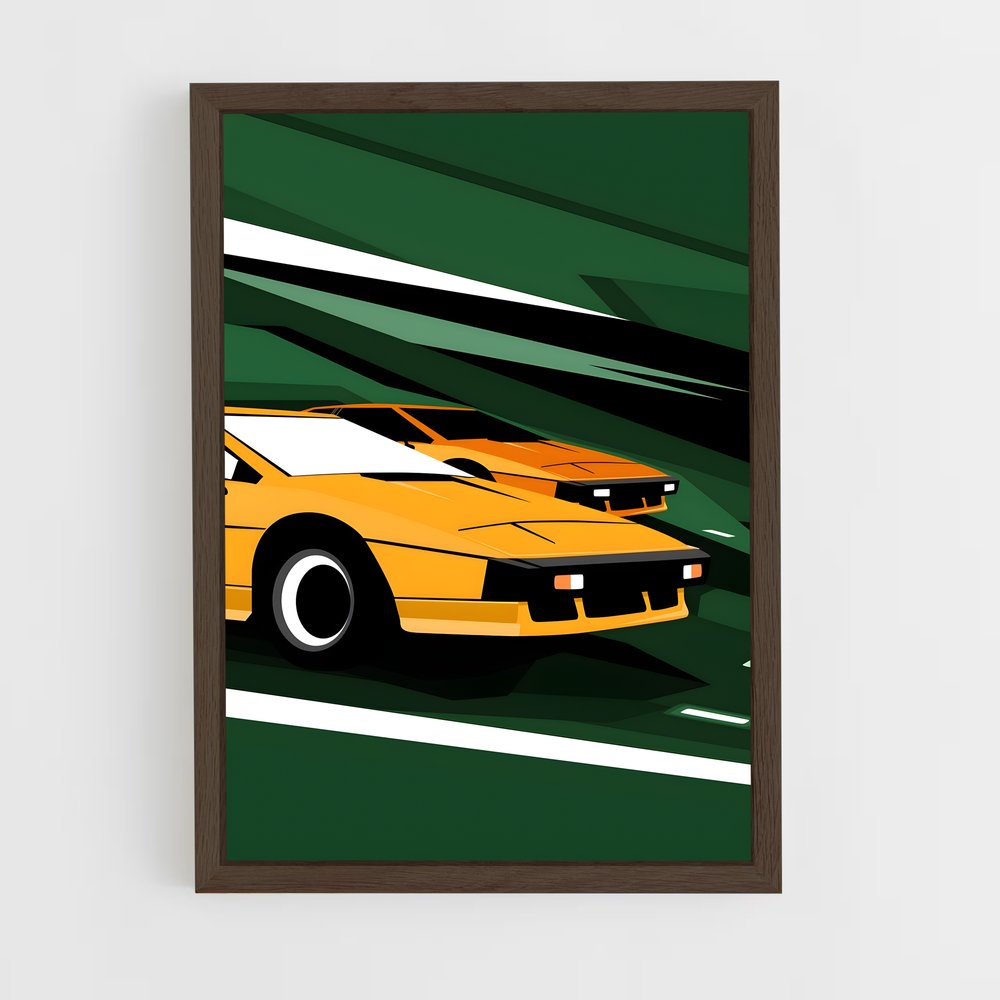 lotus-1 cadre Bois foncé