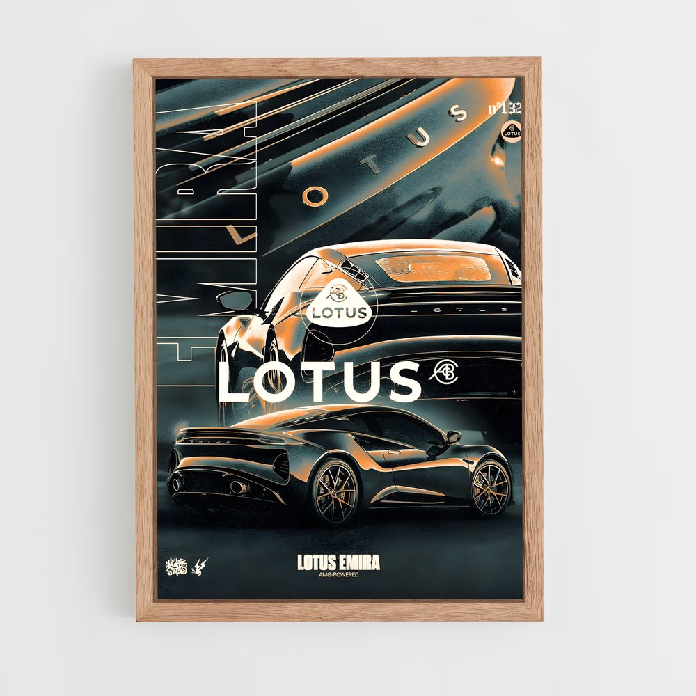 lotus-12 cadre Bois clair