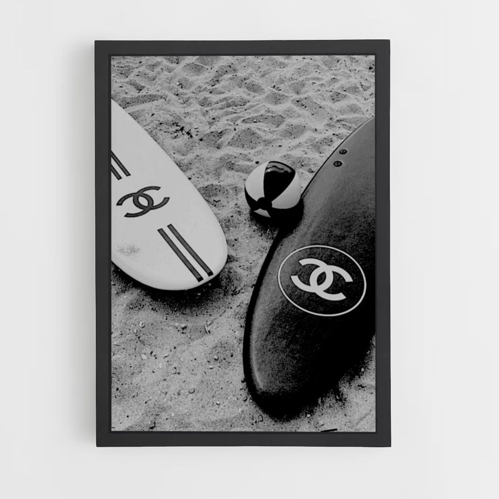 Chanel Surfboard Poster