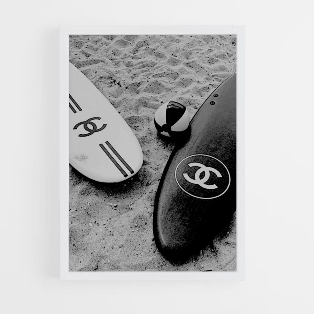 Chanel Surfboard Poster