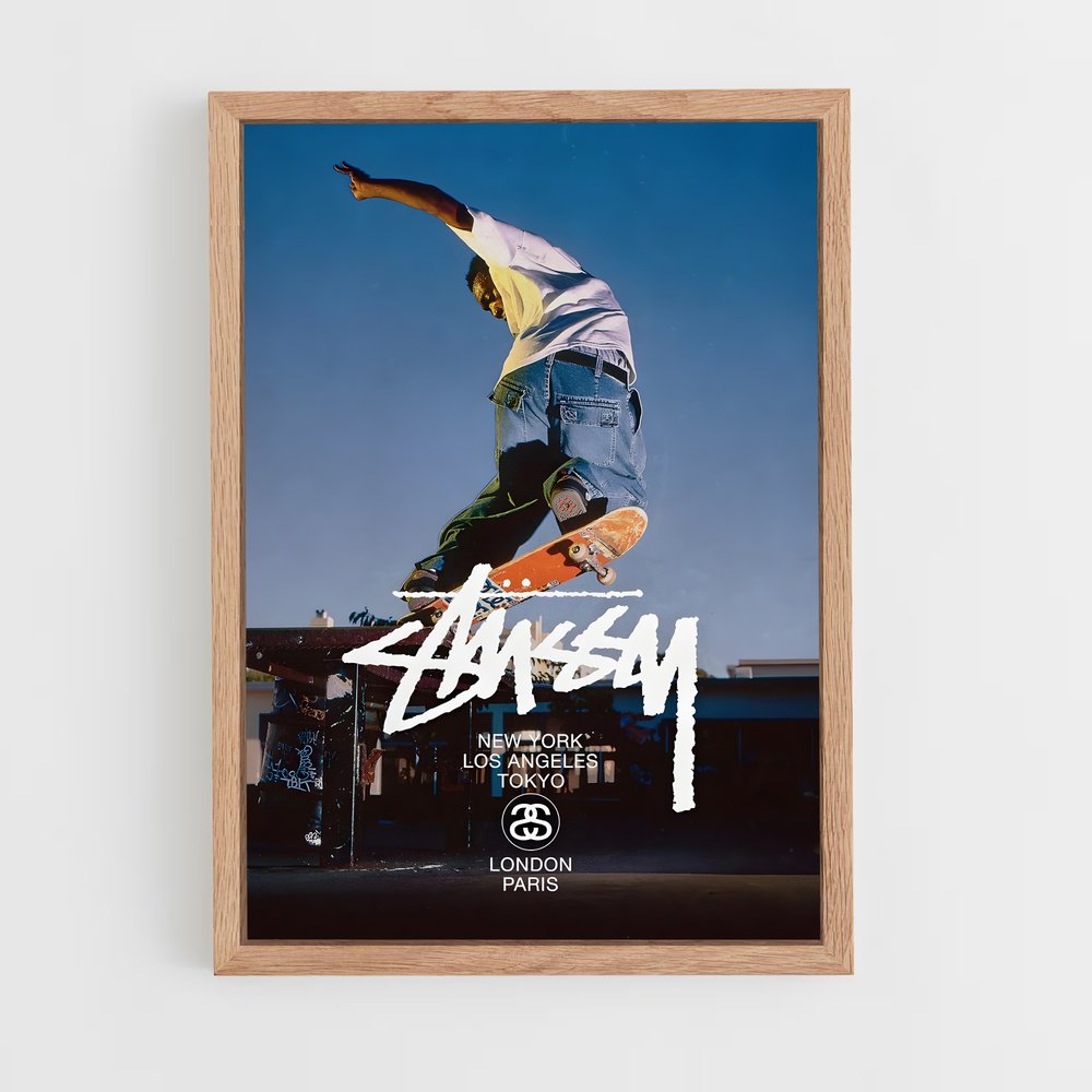 Poster Stussy Skate | Aesthetic Posters