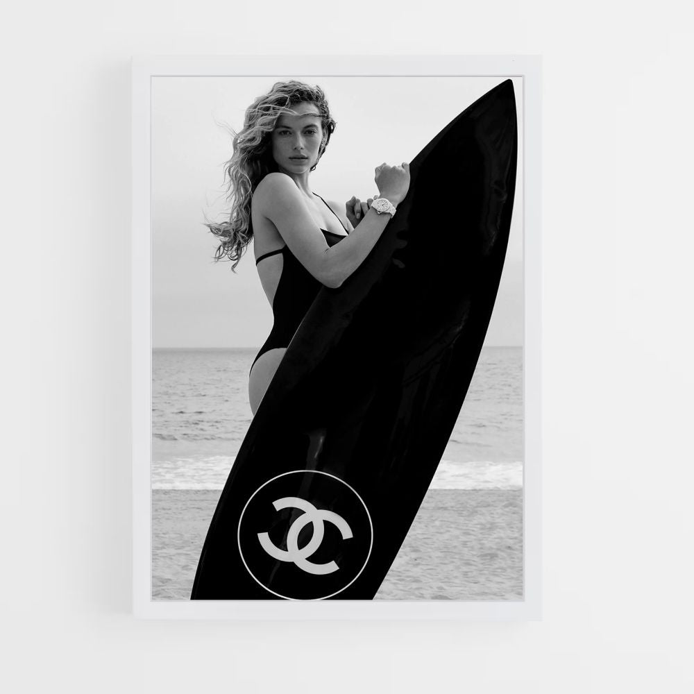 Poster Surfing Chanel